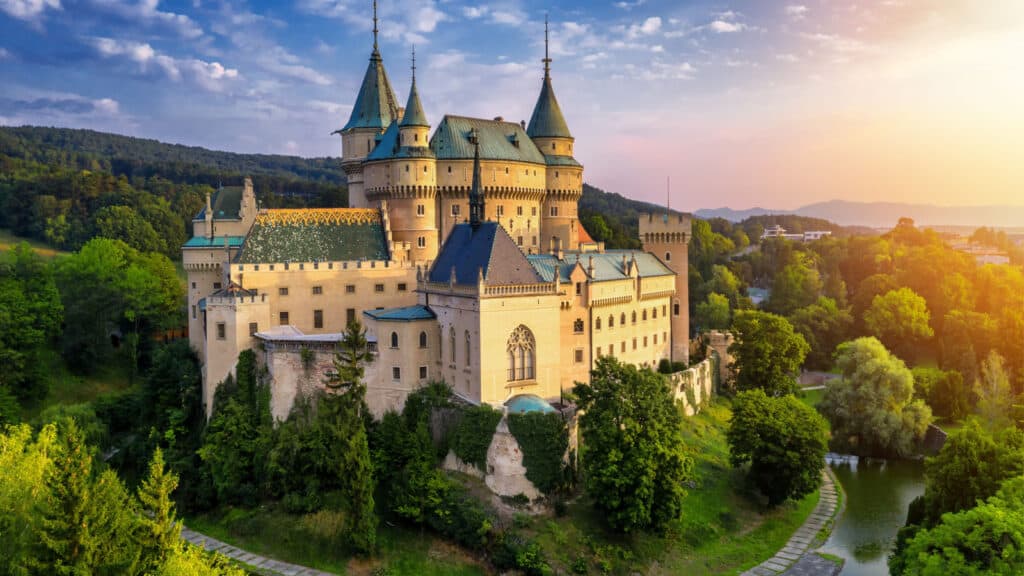 Castle in Slovakia. 