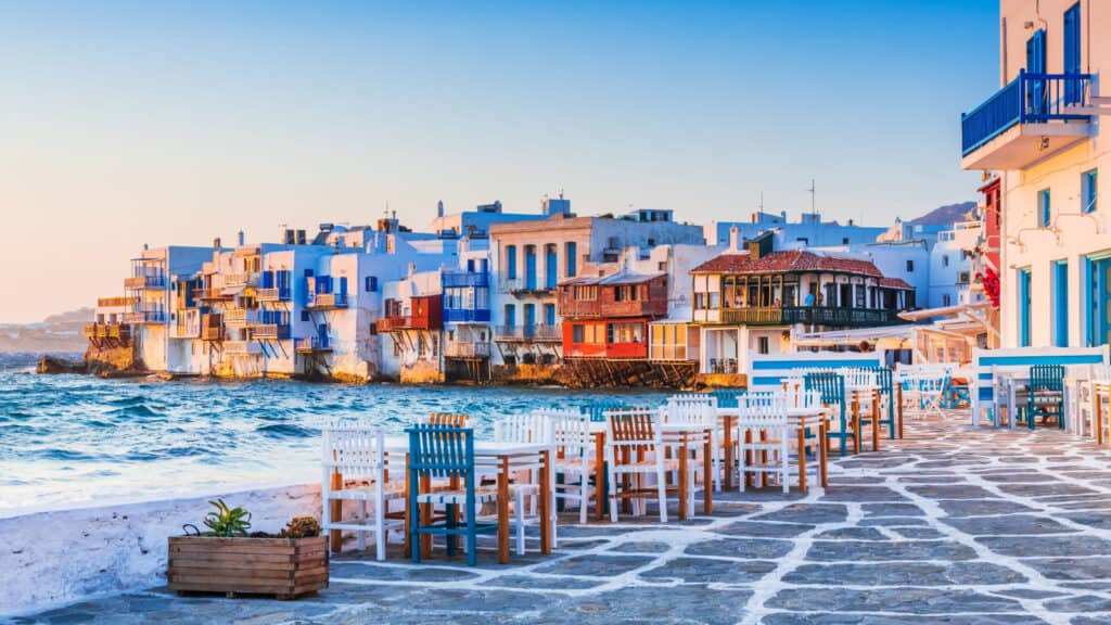 Seaside town in Greece.