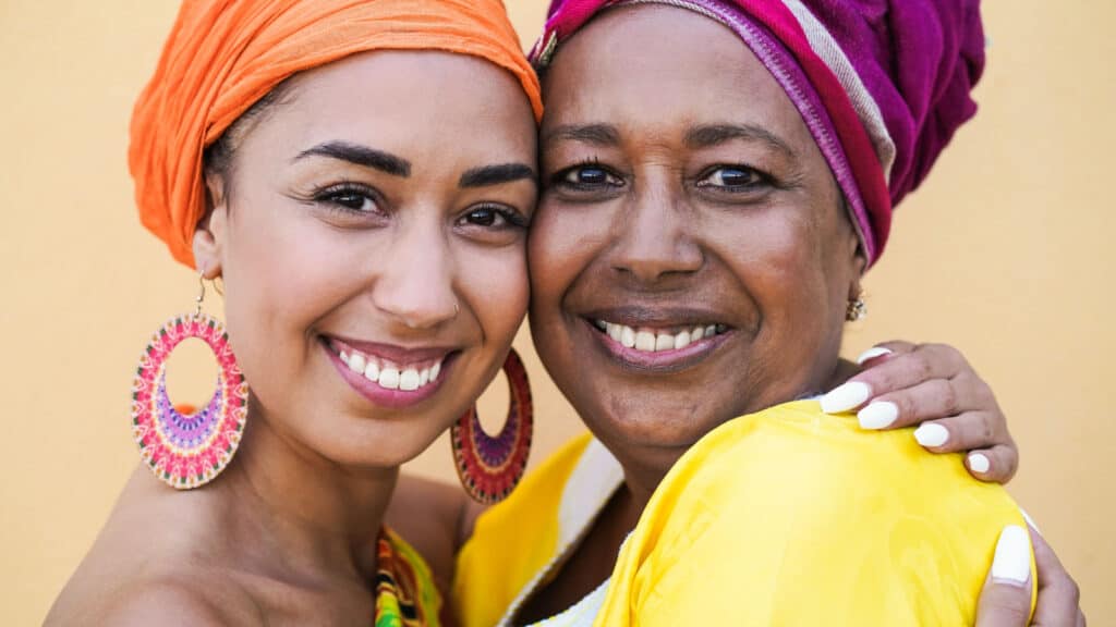 Two women from South Africa. 