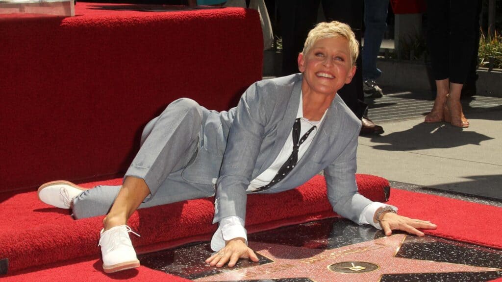 Ellen deGeneres. 