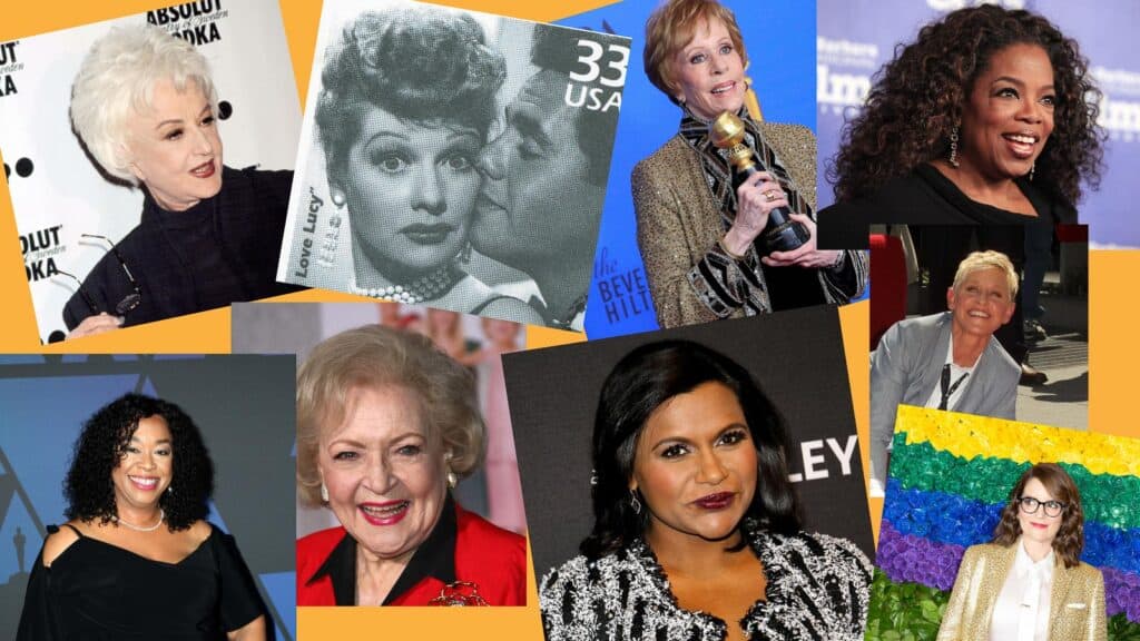 TV stars. Trailblazing women