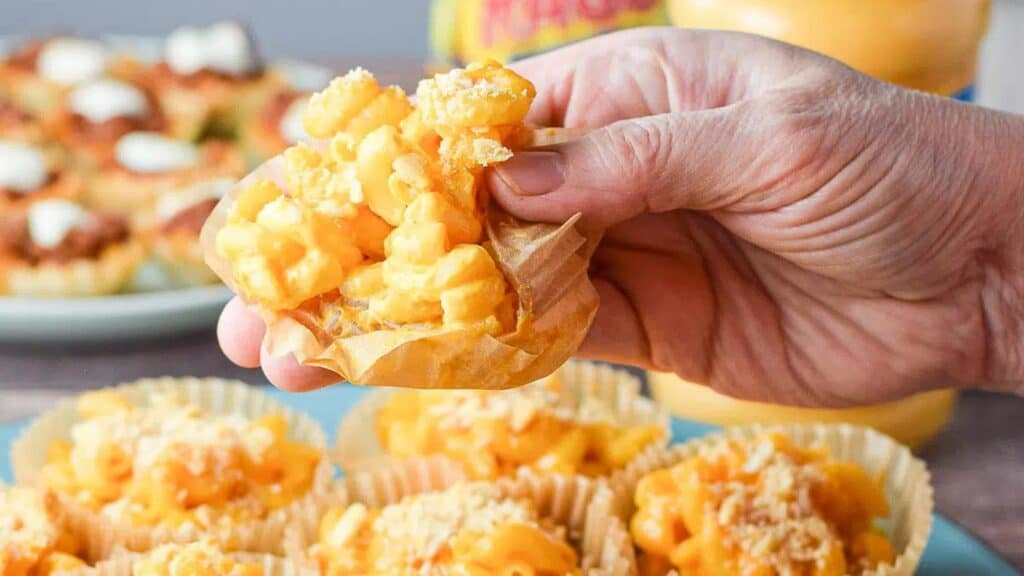 mac and cheese cups.
