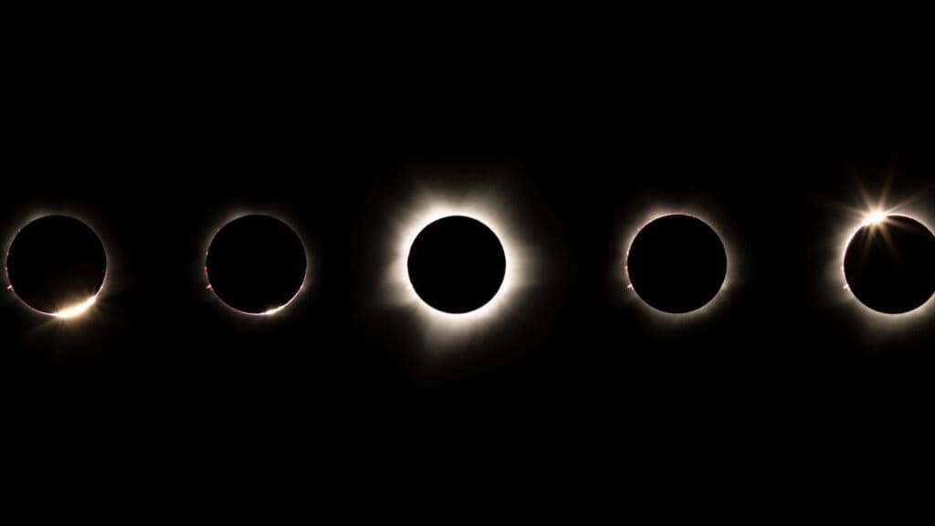 Eclipse stages. 