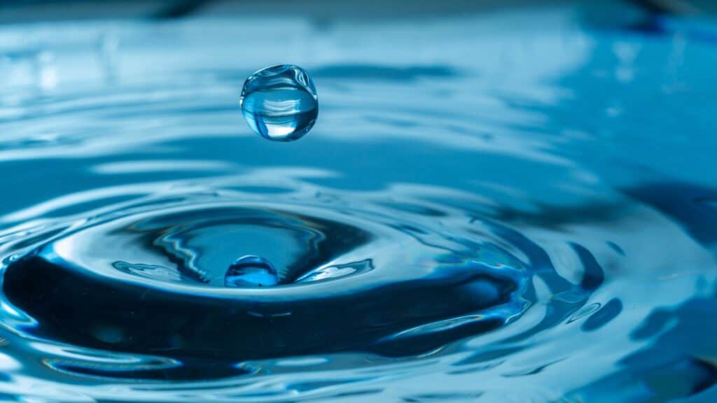 drop of water. 
