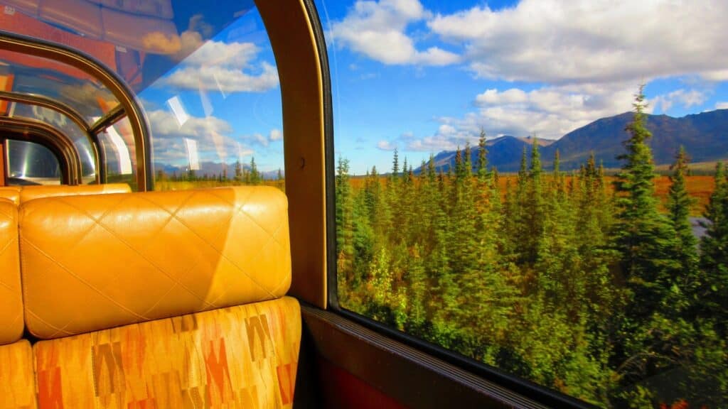 train in alaska. 