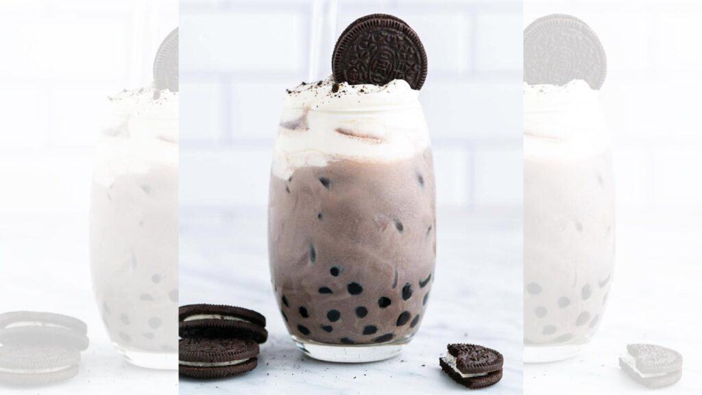 Oreo boba.