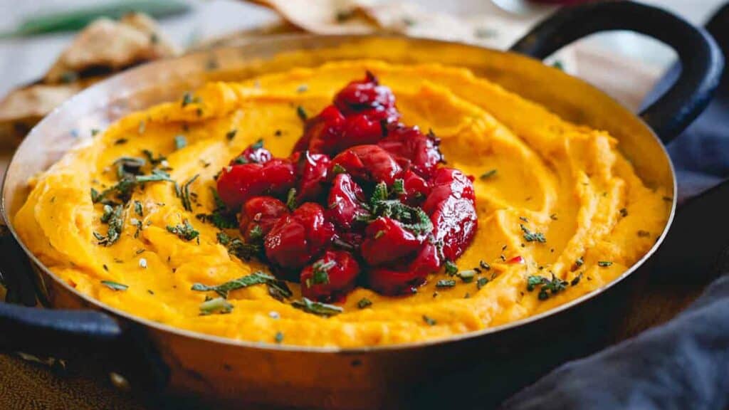 Butternut-Squash-Goat-Cheese-Dip-with-Tart-Cherry-Compote-6.