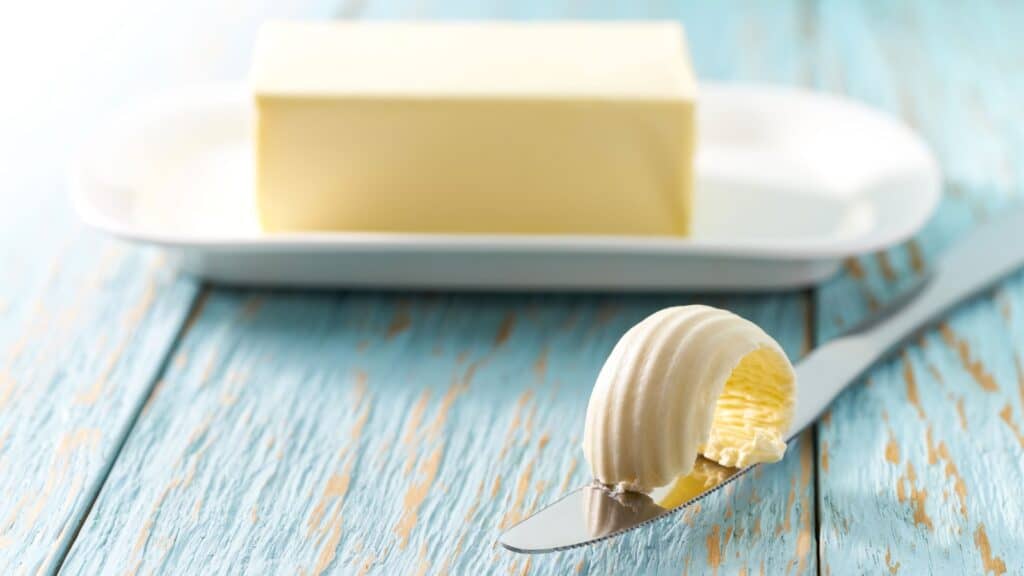 Margarine. Butter. 