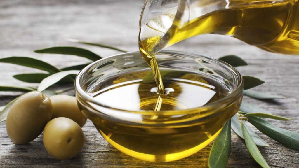 Olive oil. 