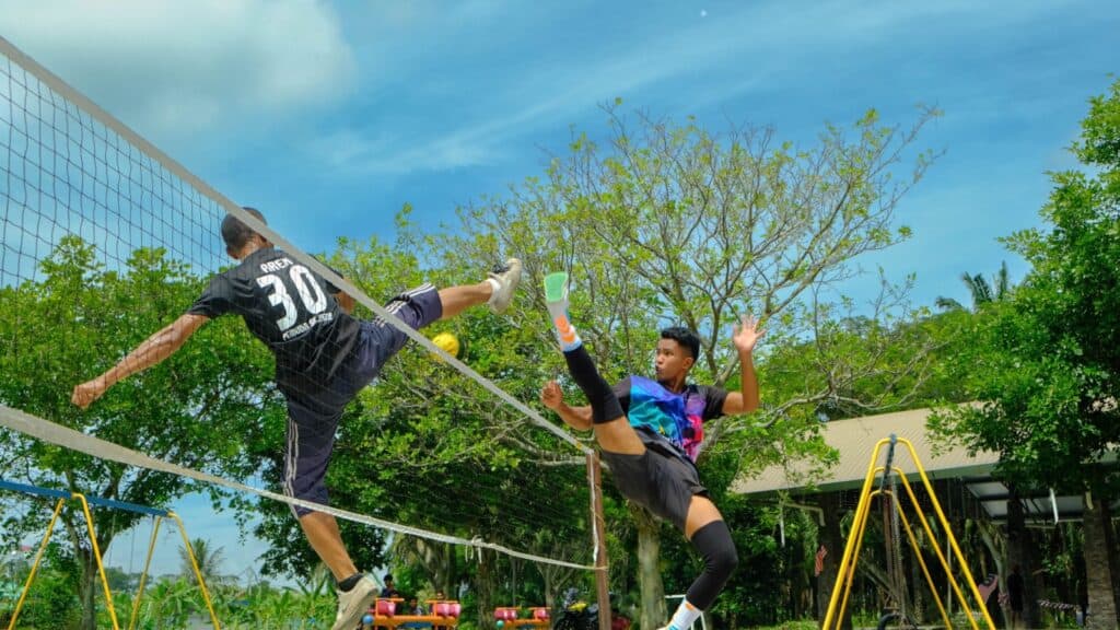 Sepak Takraw.