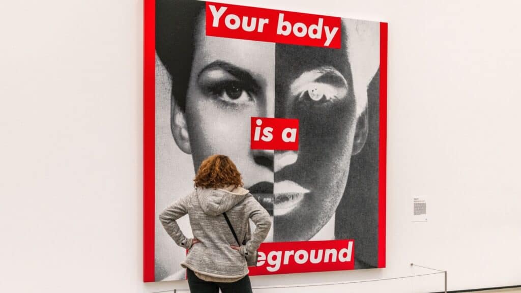 Barbara Kruger. Artist, Museum. 