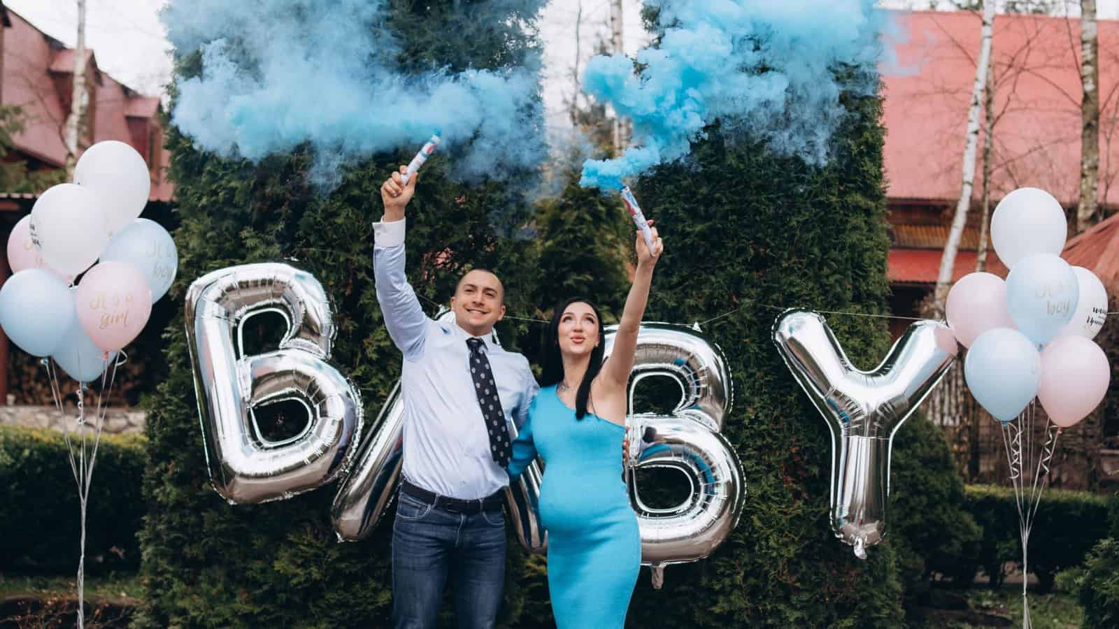 Gender reveal.