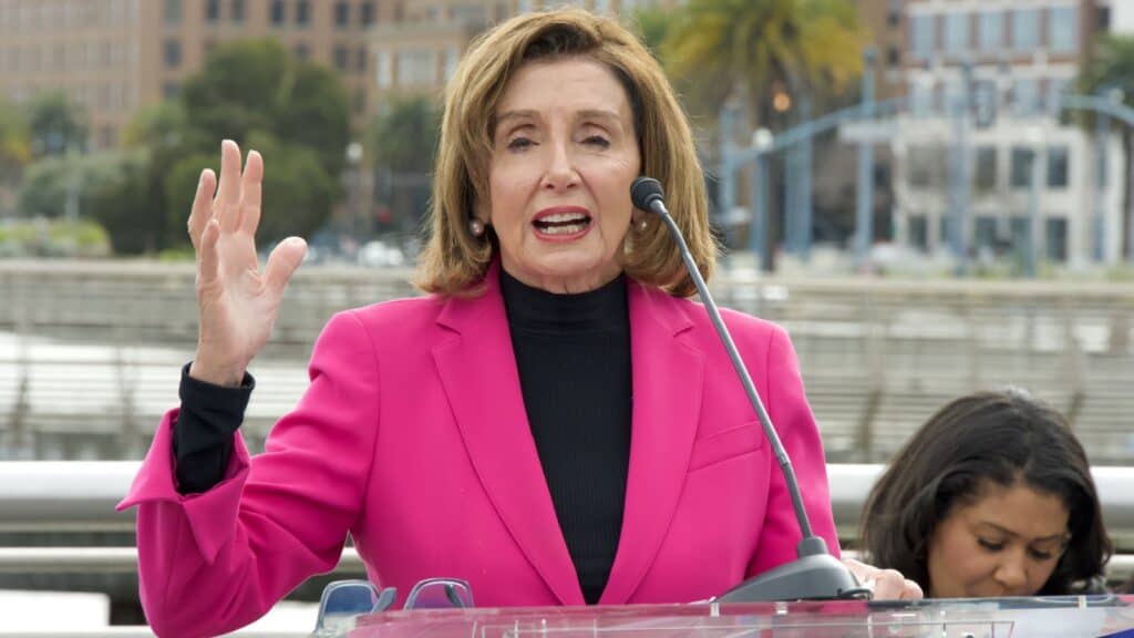 Nancy Pelosi.