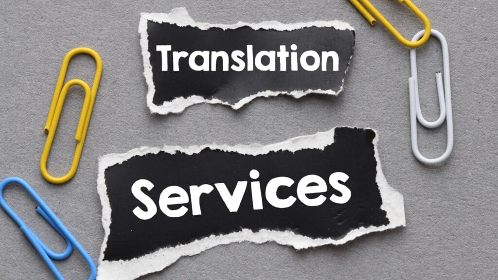 translation services. 