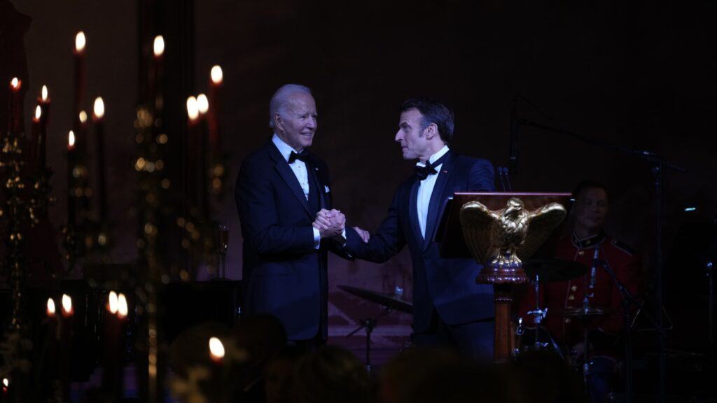 Biden at State dinner. 