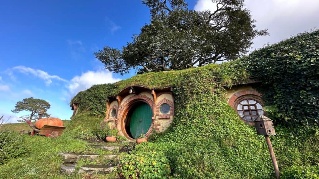 Hobbit house. New Zealand.