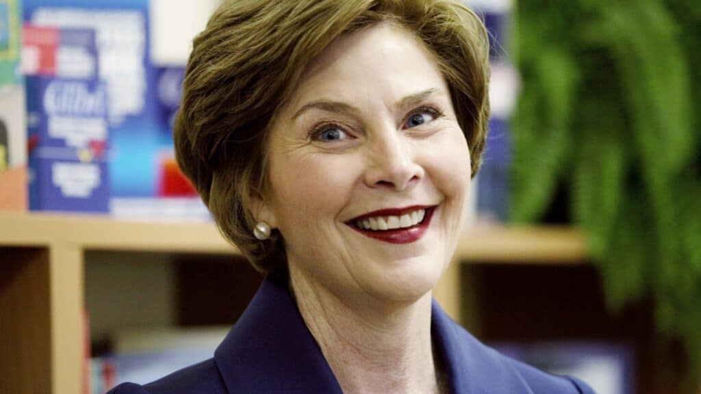 Laura Bush.