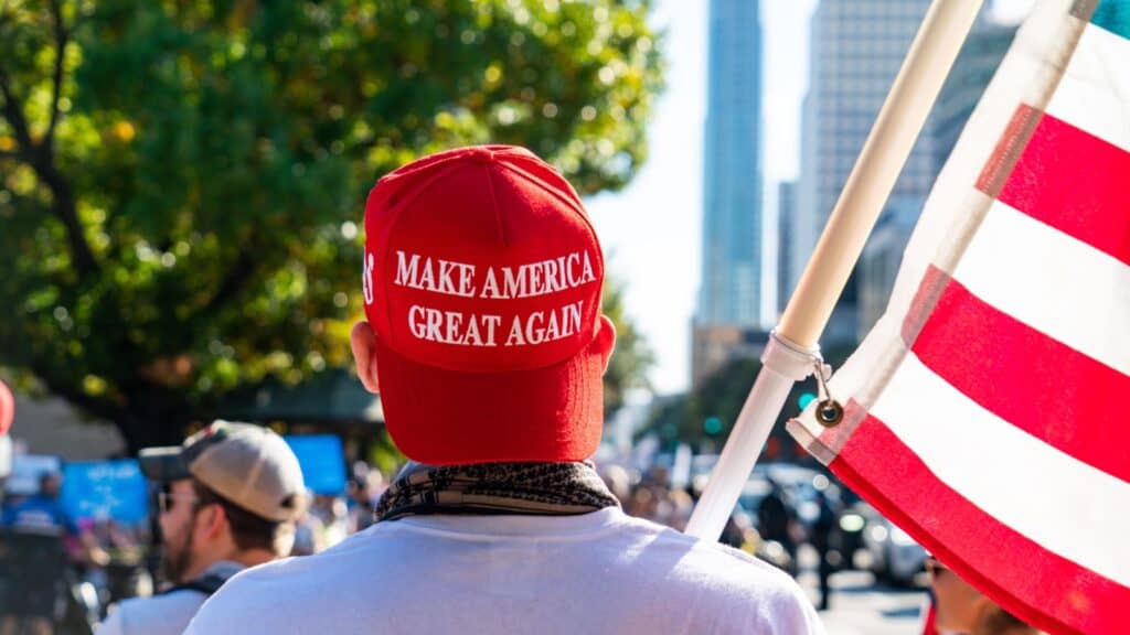 MAGA hat.