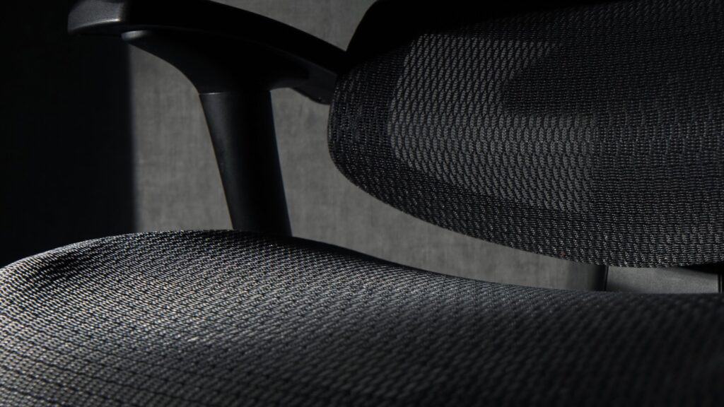 Mesh office chair. 