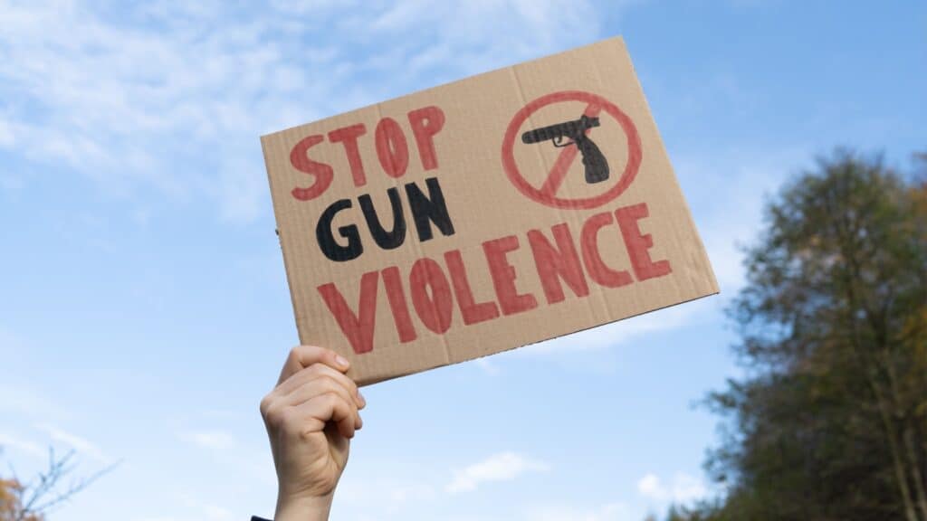 Stop gun violence. 