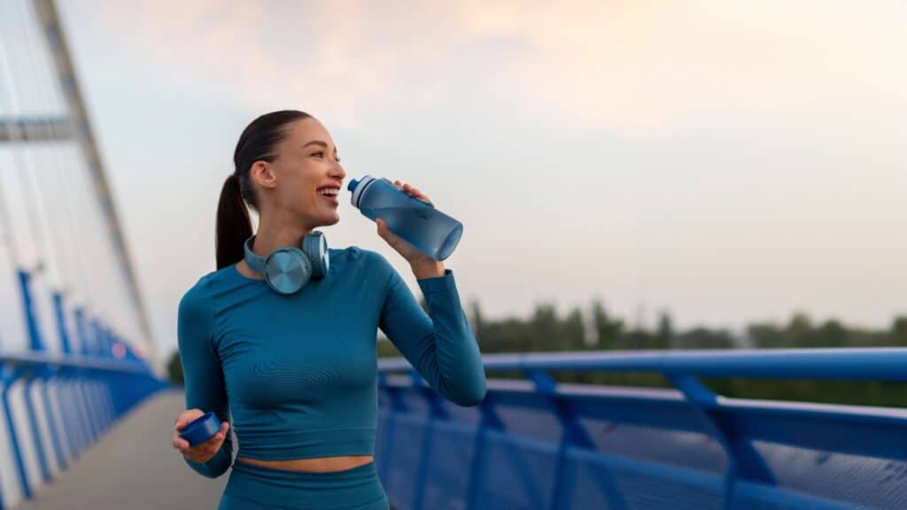 drinking water.