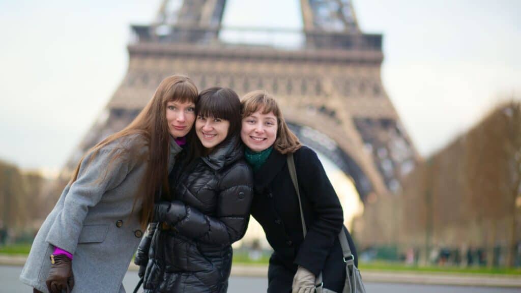 women in Paris. 